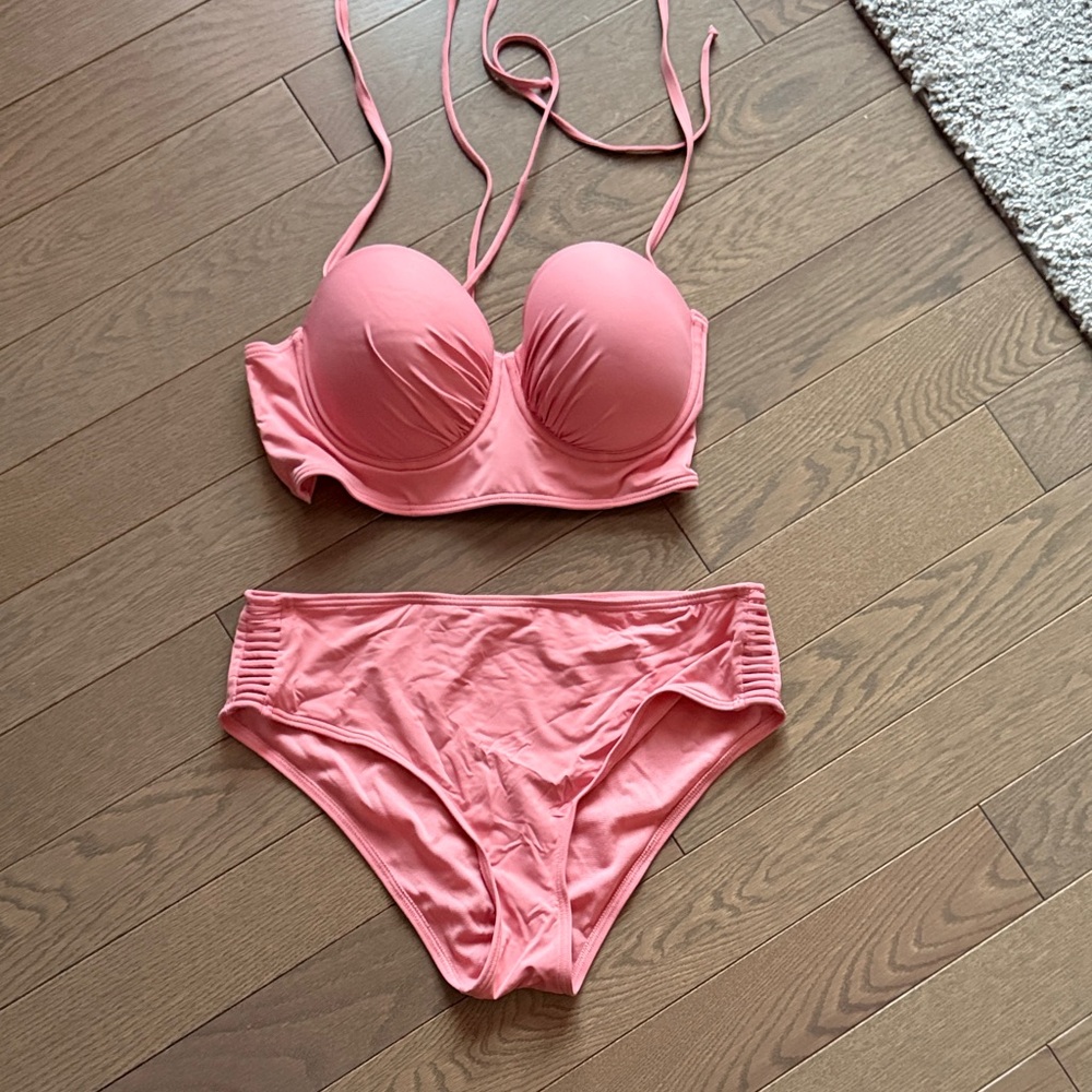 Pink Two-Piece Bikini Set
